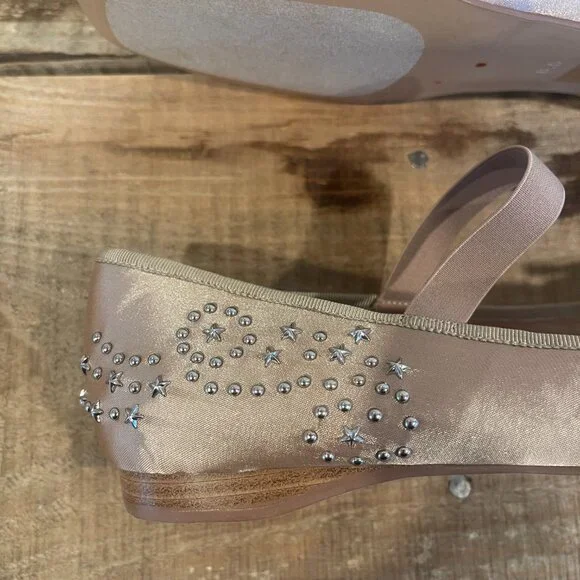 Jeffrey Campbell x FP x Understated Leather Stars Align Ballet Flats Size 8.5 - Picture 5 of 9